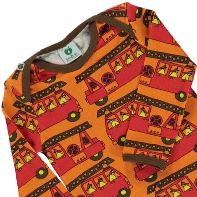 Smafolk Firetruck Bodysuit - Orange