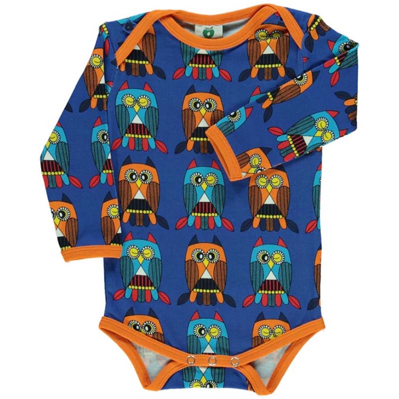 Smafolk Owl Bodysuit - Blue Lolite