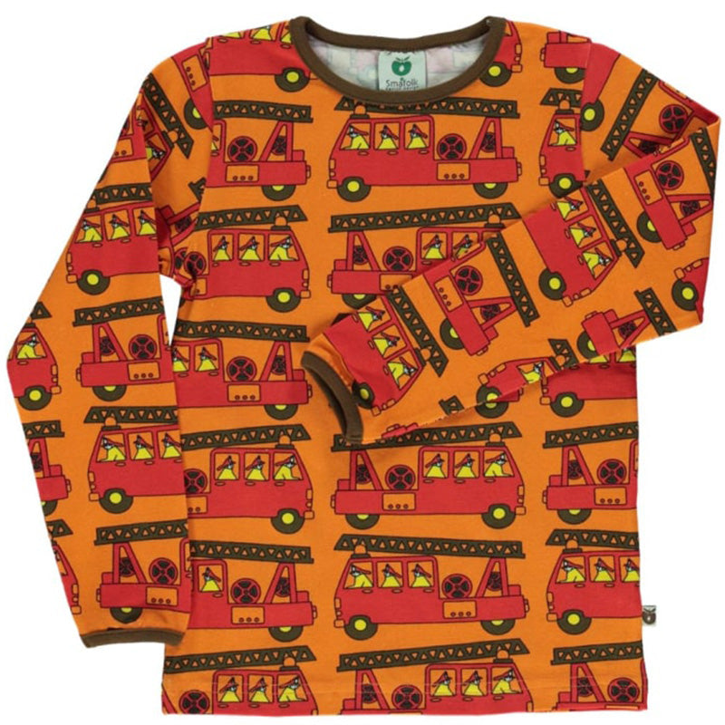Smafolk Firetruck Top - Orange (Only 2 left! 9-10 &amp; 11-12y)