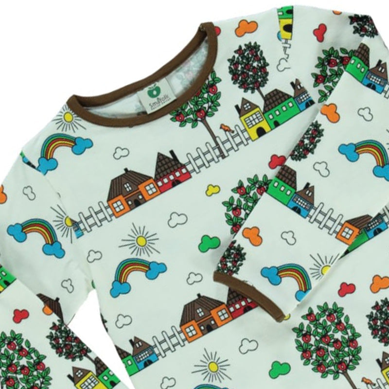 -15% off- Smafolk City House Top - Cream (Only 2 left! 9-10y)
