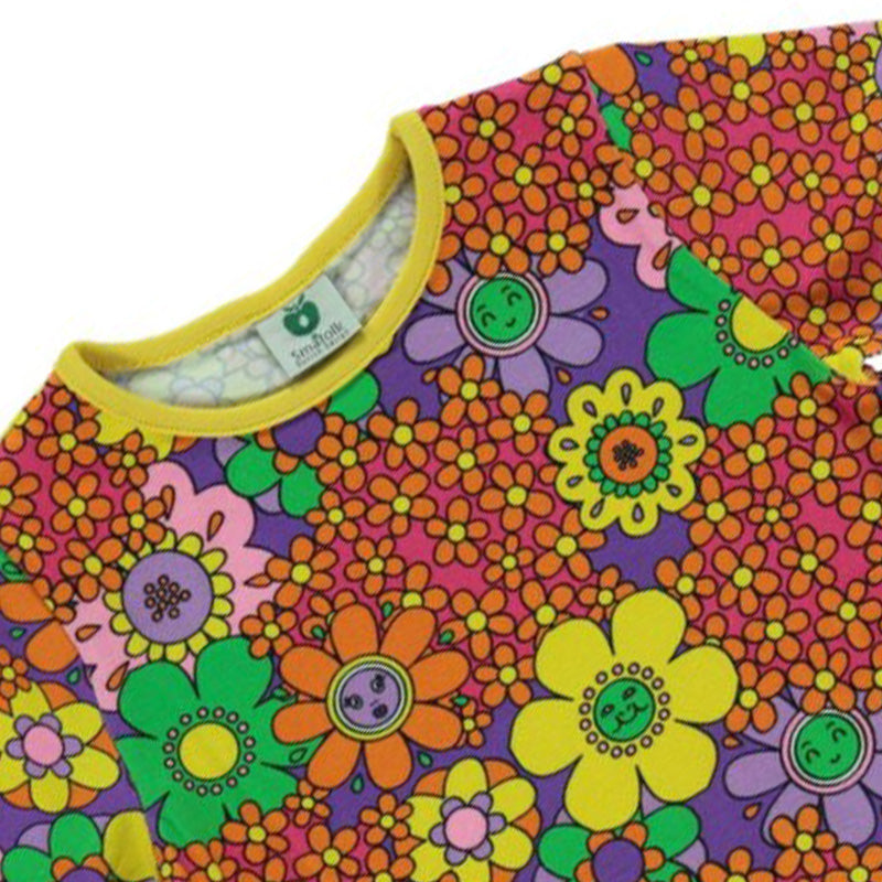 Smafolk Flowers T-Shirt - Purple Heart