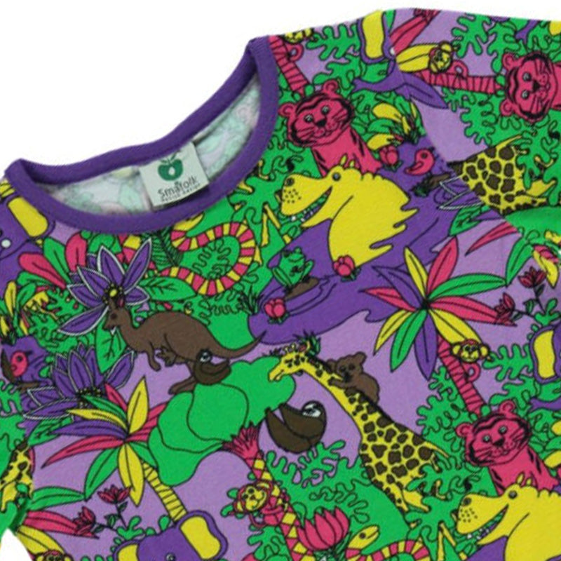 Smafolk Jungle T-Shirt - Viola Purple
