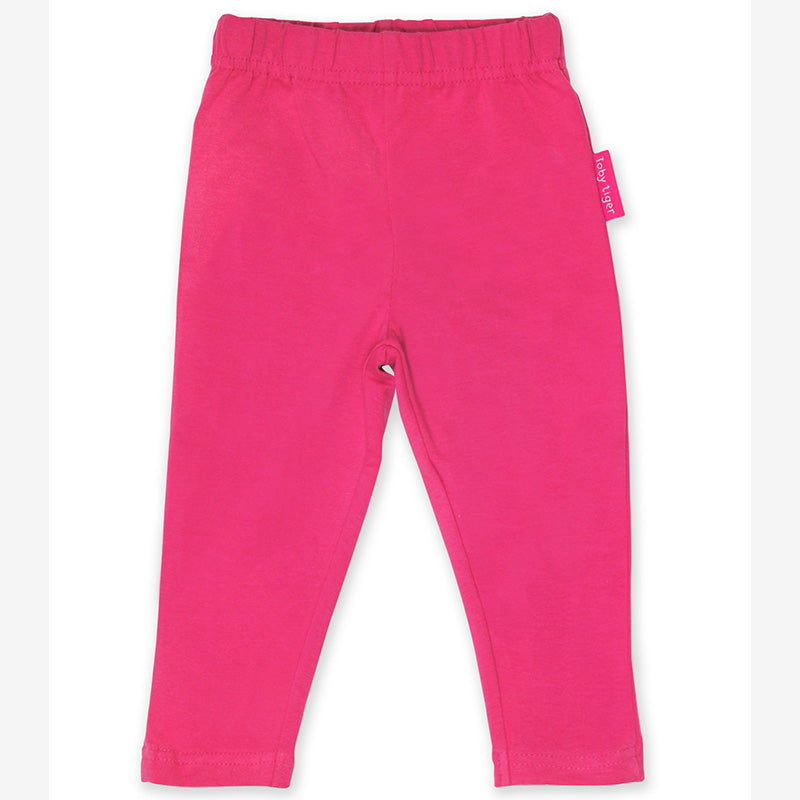 Toby Tiger Basic Leggings - Pink (Last one! 2-3y)