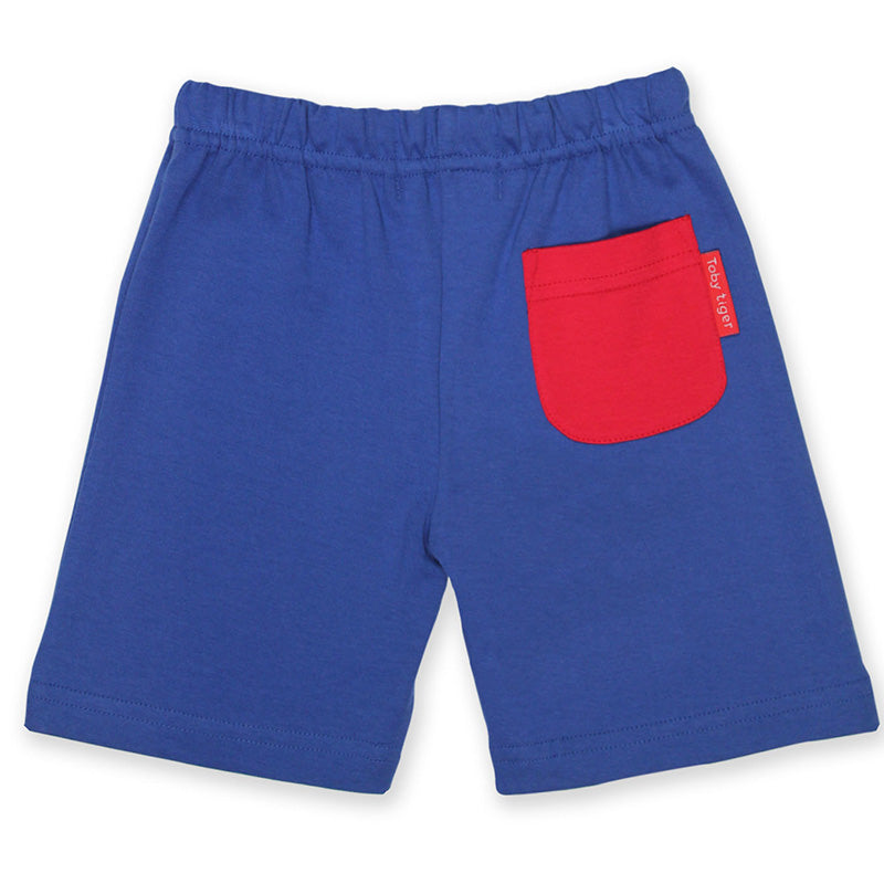 Toby Tiger Navy Blue Basic Shorts