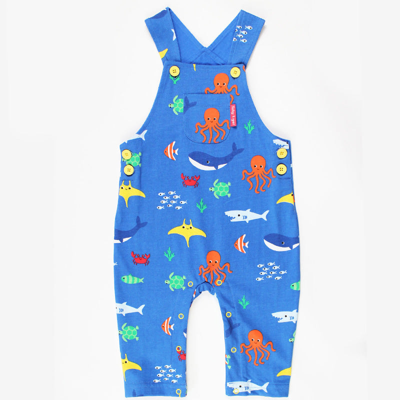 Toby Tiger Sea Life Dungarees