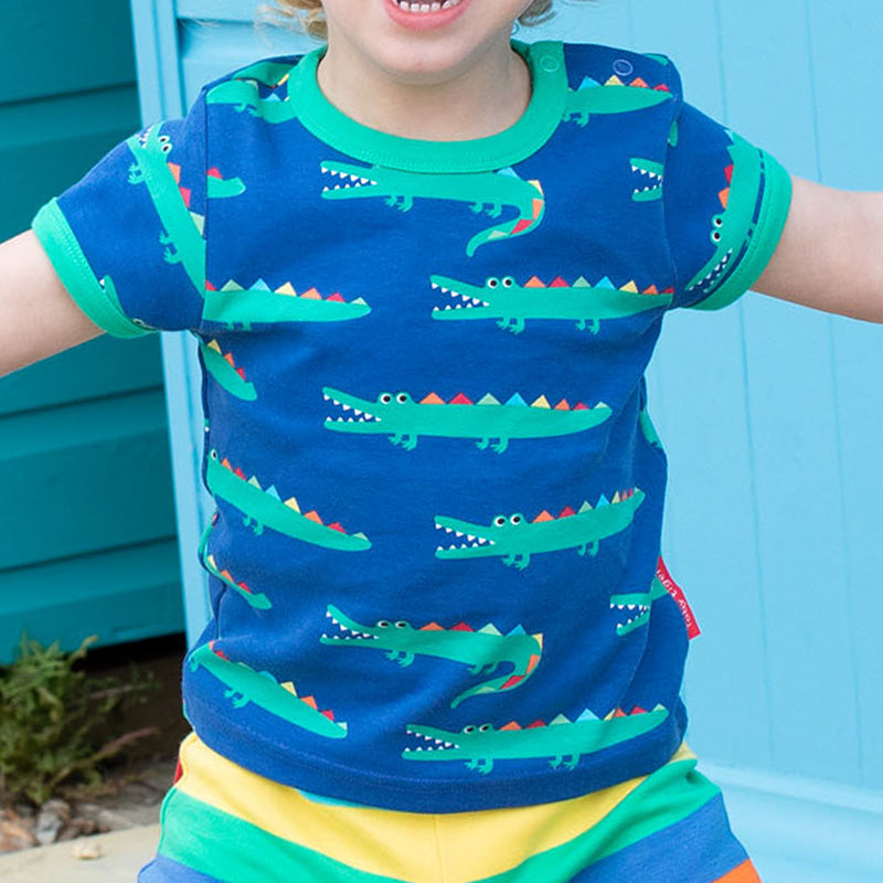 Toby Tiger Crocodile T-shirt (Last one! 6-12m)