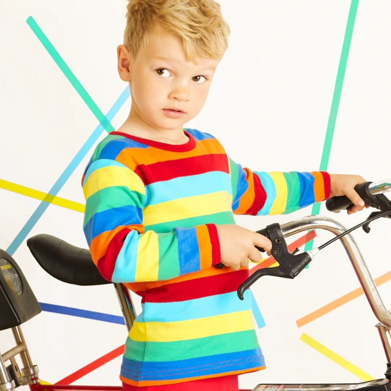 Toby Tiger Multi Stripe Top