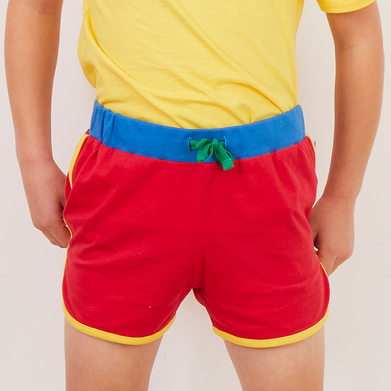 Toby Tiger Red Running Shorts