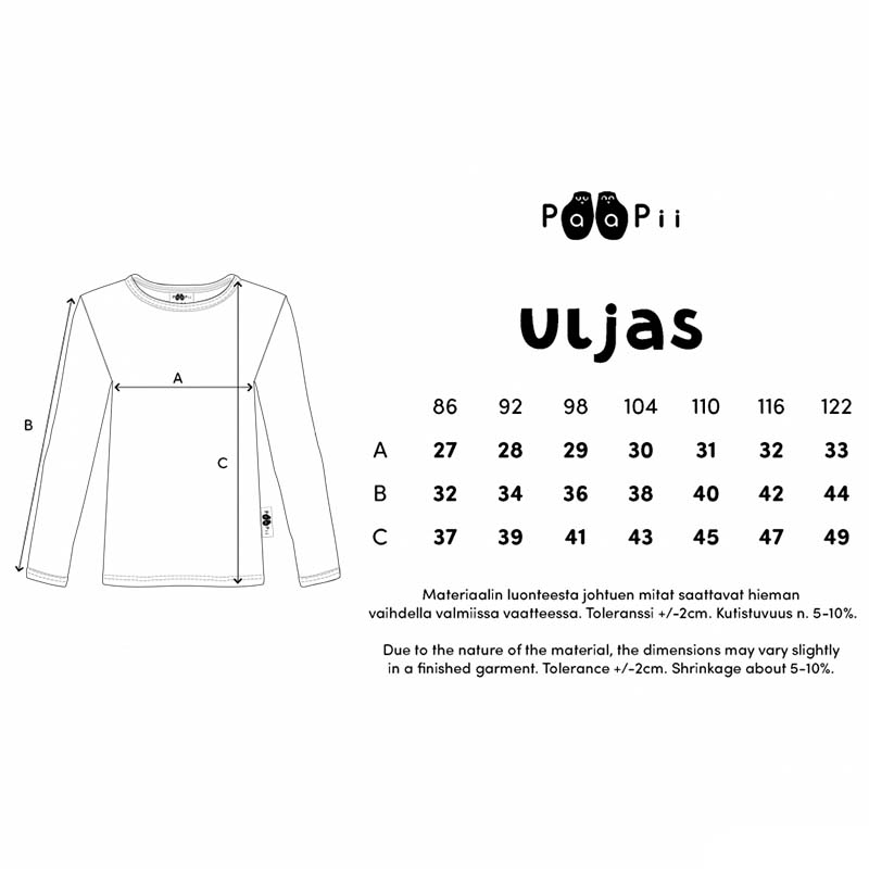 PaaPii Morning Top - Sand/Green