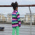 Villervalla Multistripe Kids Fleece Jacket - Brasilia