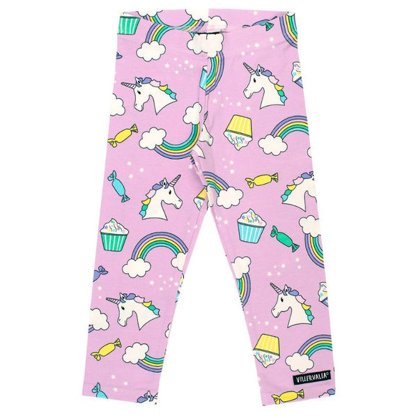 Rainbow and white unicorn girls leggings – Wimziy&Co.
