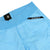 -15% off- Villervalla Knee-Length Canvas Capri Shorts - Aqua Blue
