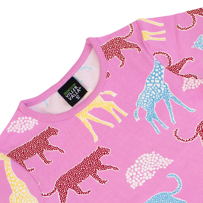 Villervalla Kids Savannah T-Shirt - Blossom Pink