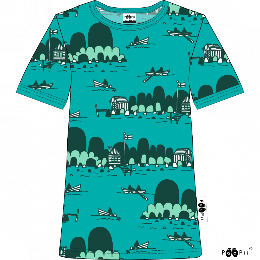 PaaPii Archipelago T-Shirt - Turquoise
